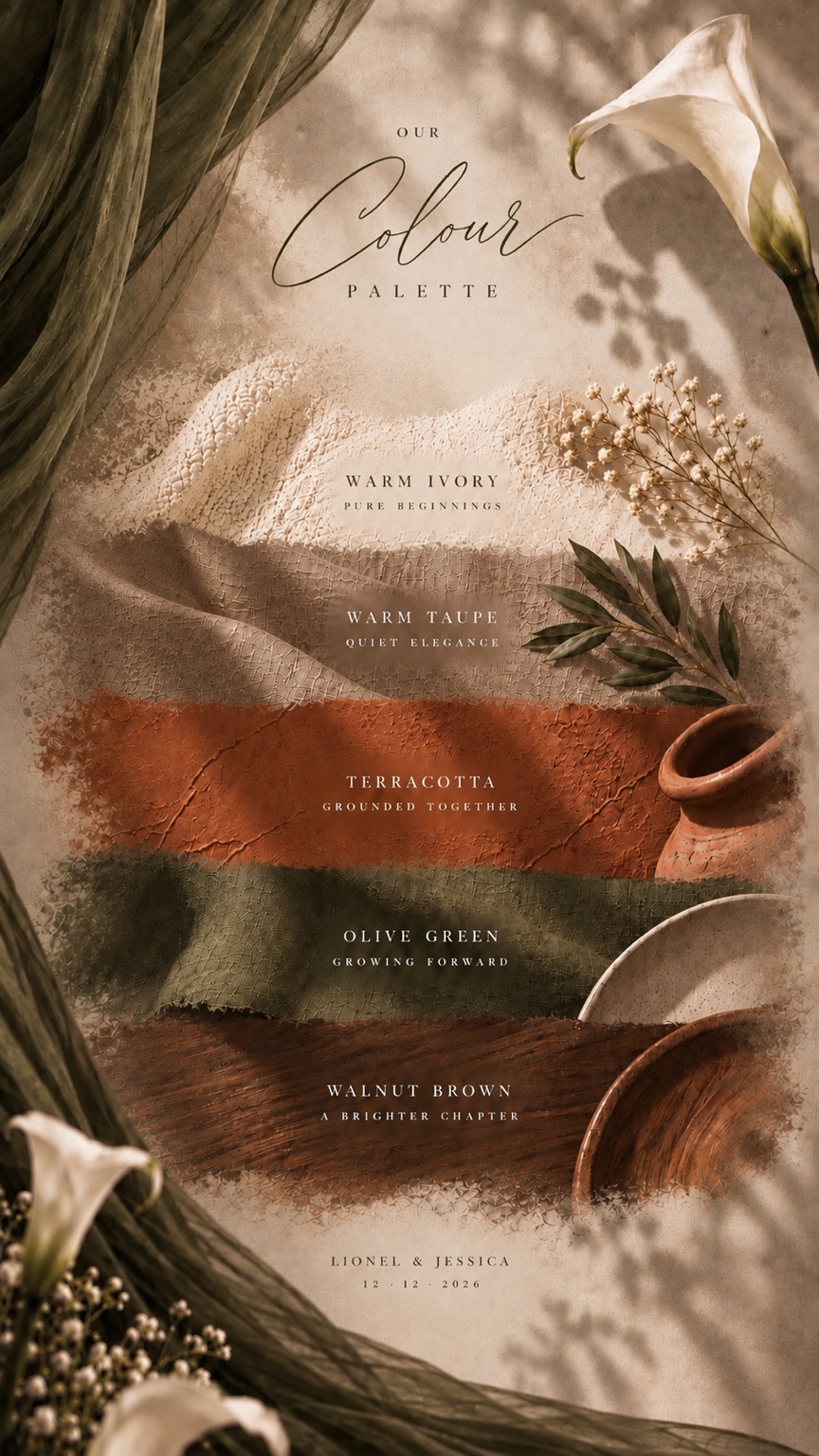 Engagement colour palette